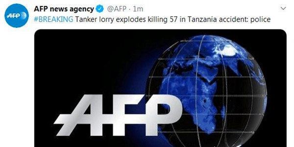 坦桑尼亚发生爆炸 至少60人死亡(疑是居民窃取油罐车燃料所致)