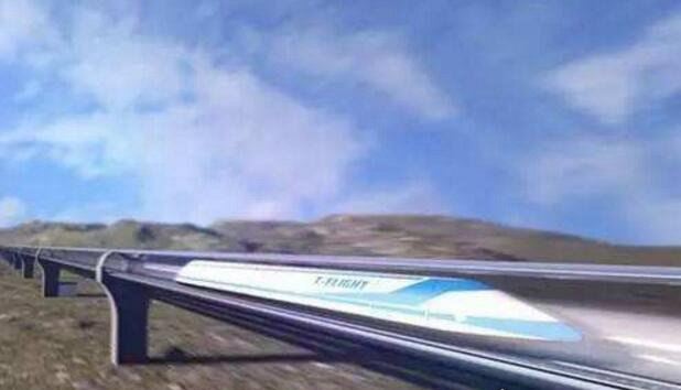 世界上最快的火车 真空高速列车(最高时速1000公里/小时)