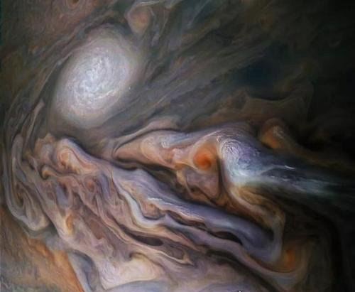 木星恐怖照片 恶魔之眼时刻监视地球(其实是反气旋风暴)