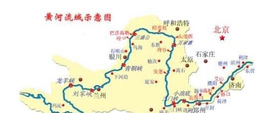黄河流经哪几个省份 共有9个(包括青海和宁夏两个自治区)