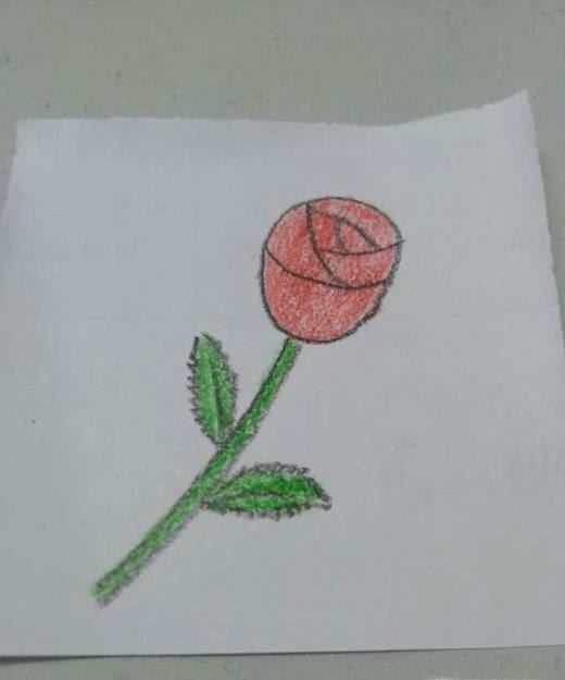 简单漂亮玫瑰花的画法步骤图