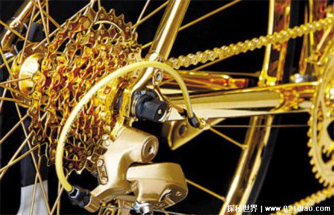 全球十大天价自行车，24K纯金自行车排名第一(685万元)