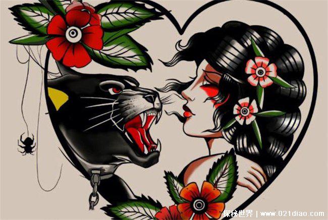 世界上最神奇的隐形纹身 鸽子血纹身(美国艺术家)