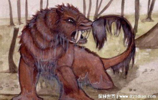 本耶普怪兽是什么动物，据传专吃小孩女人(疑似一种史前生物)