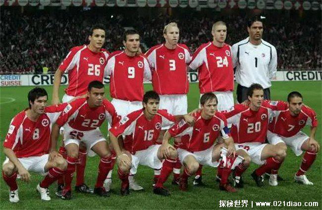 瑞士国家队足球世界排名 (第十五名)