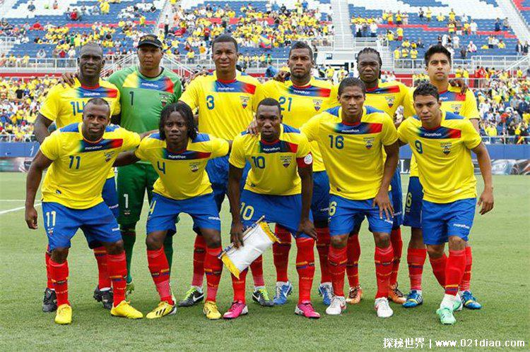 厄瓜多尔足球队排名（第44位）