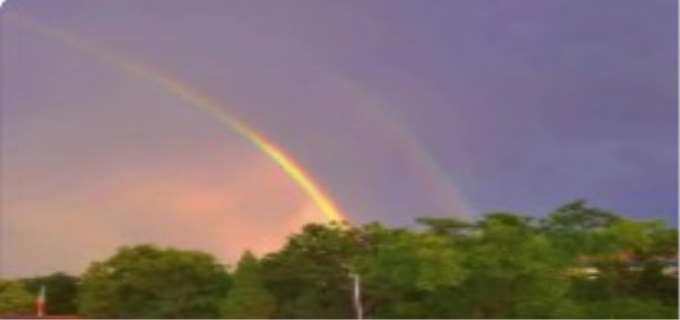 为什么雨后天上挂着彩虹?