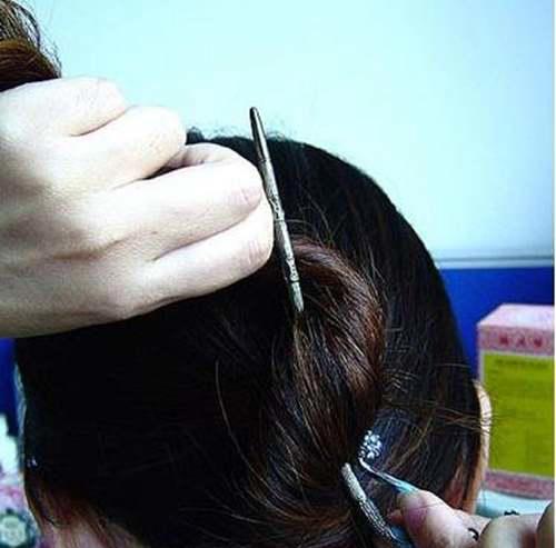 绑头发的方法图解步骤