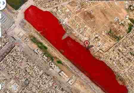 谷歌地图伊拉克血湖之谜