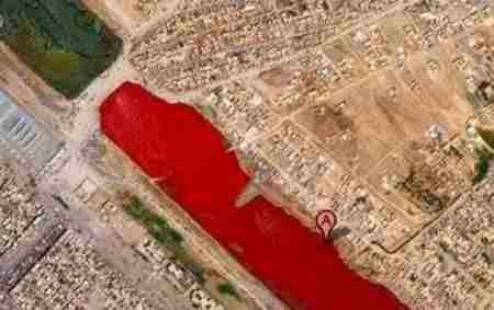 谷歌地图伊拉克血湖之谜