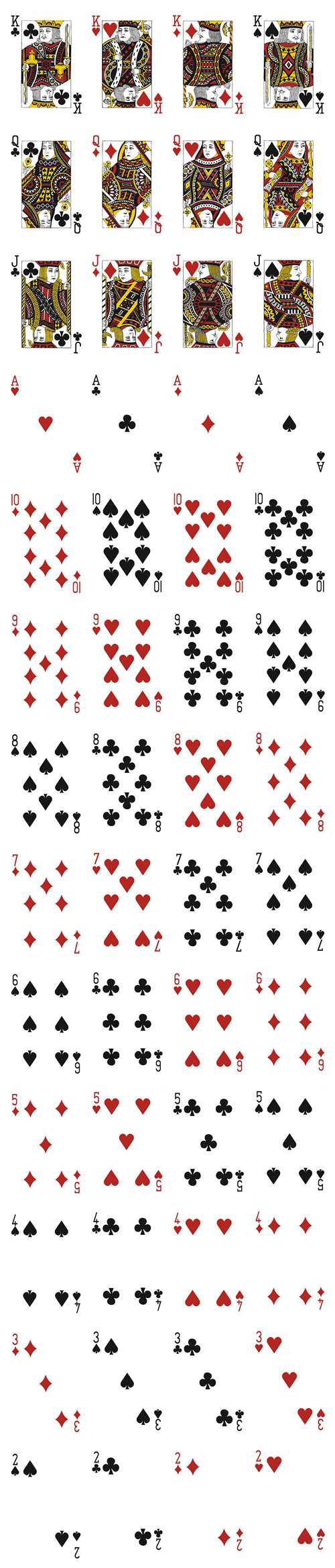 如何设计一副扑克牌